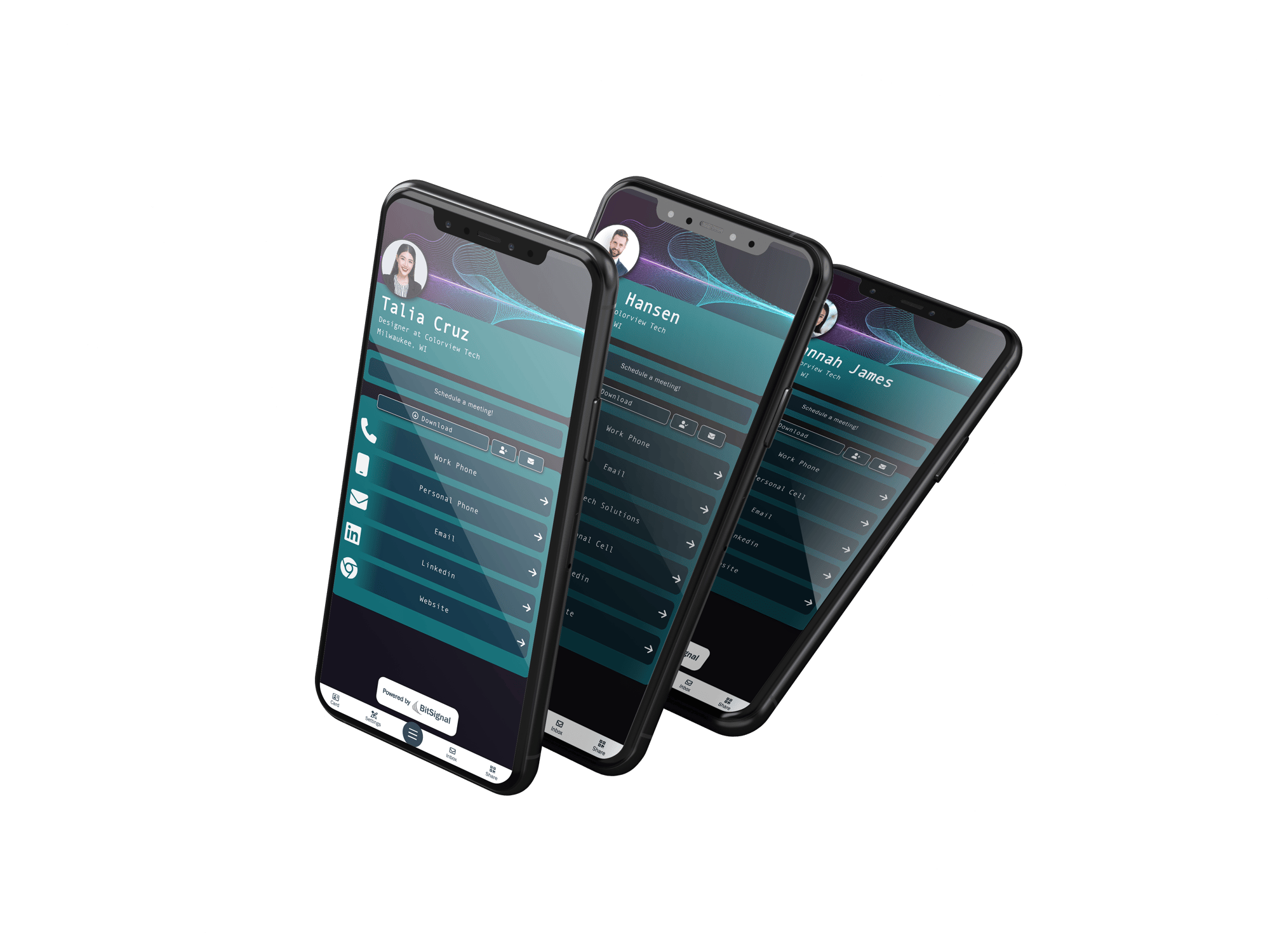 Three BitSignal Profiles For Sharing Your Business and Personal Information