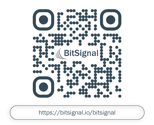 BitSignal Personalized QR Code and Link For Sharing